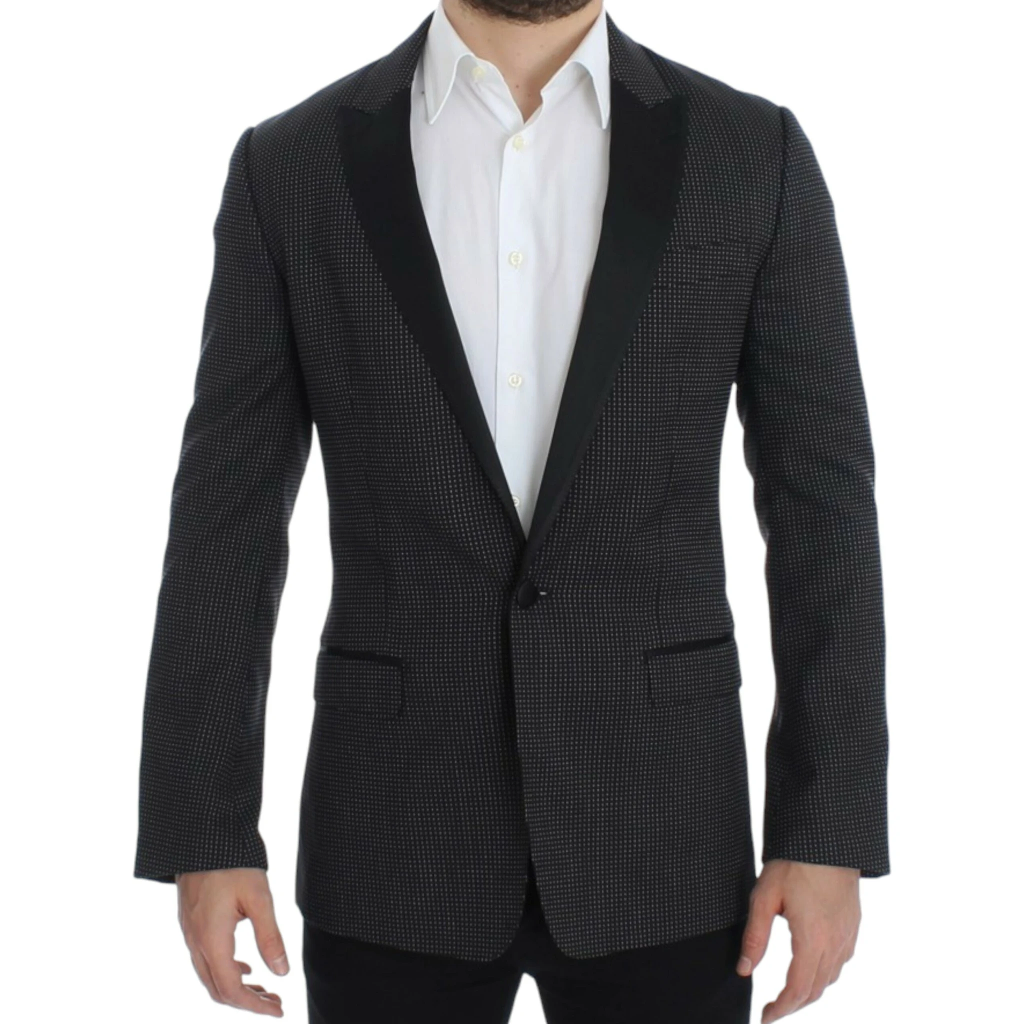Black wool slim MARTINI blazer