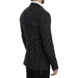 Black wool slim MARTINI blazer