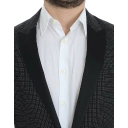 Black wool slim MARTINI blazer