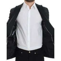 Black wool slim MARTINI blazer