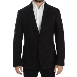 Bordeaux alpaga two button blazer