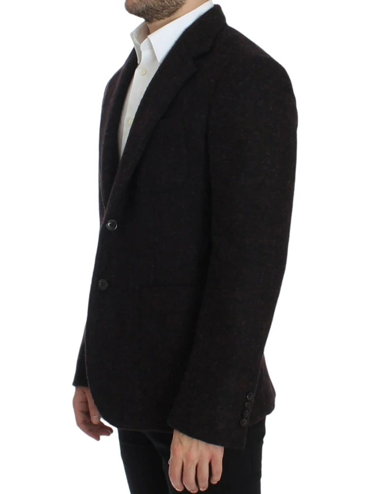 Bordeaux alpaga two button blazer alternative