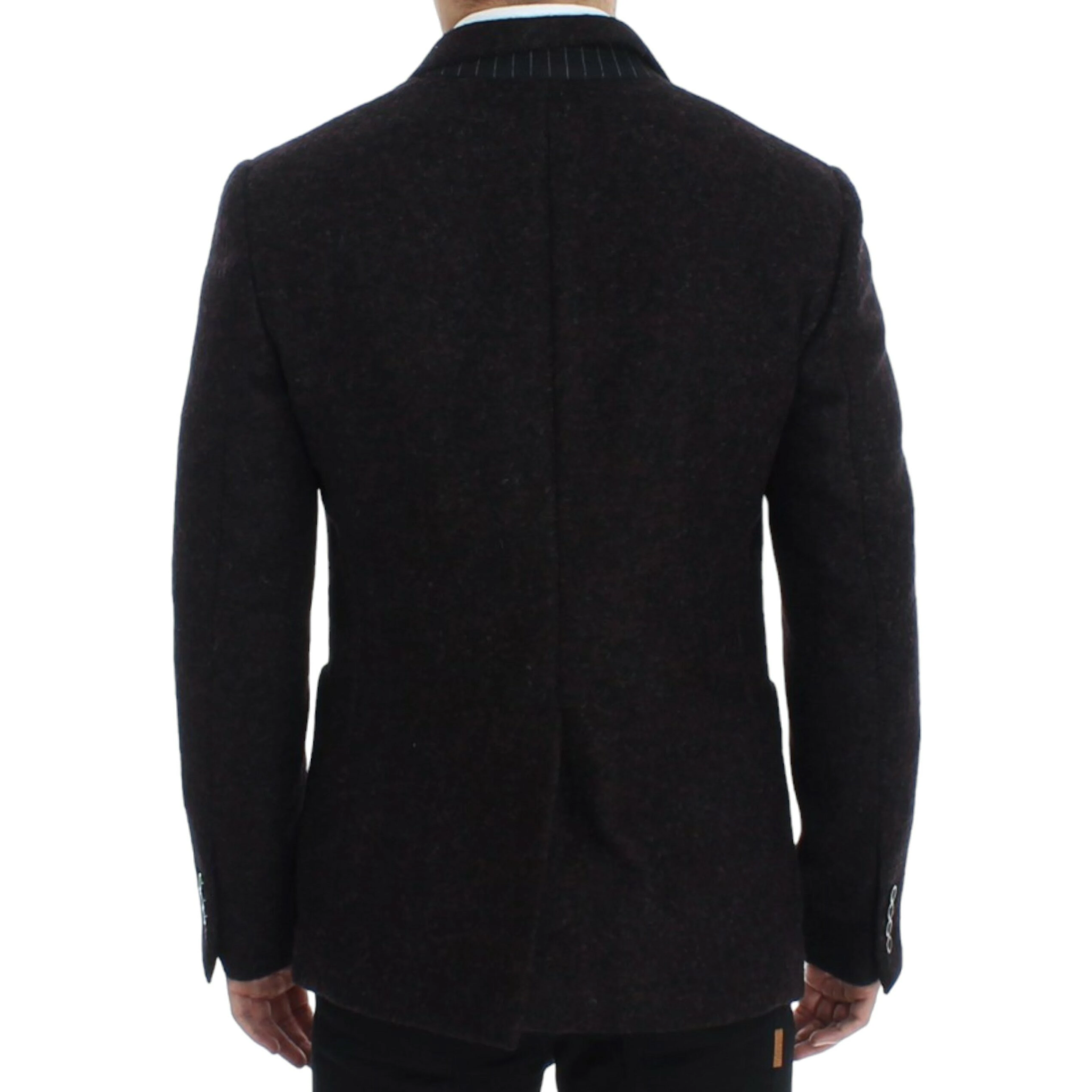 Bordeaux alpaga two button blazer