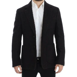 Bordeaux alpaga two button blazer