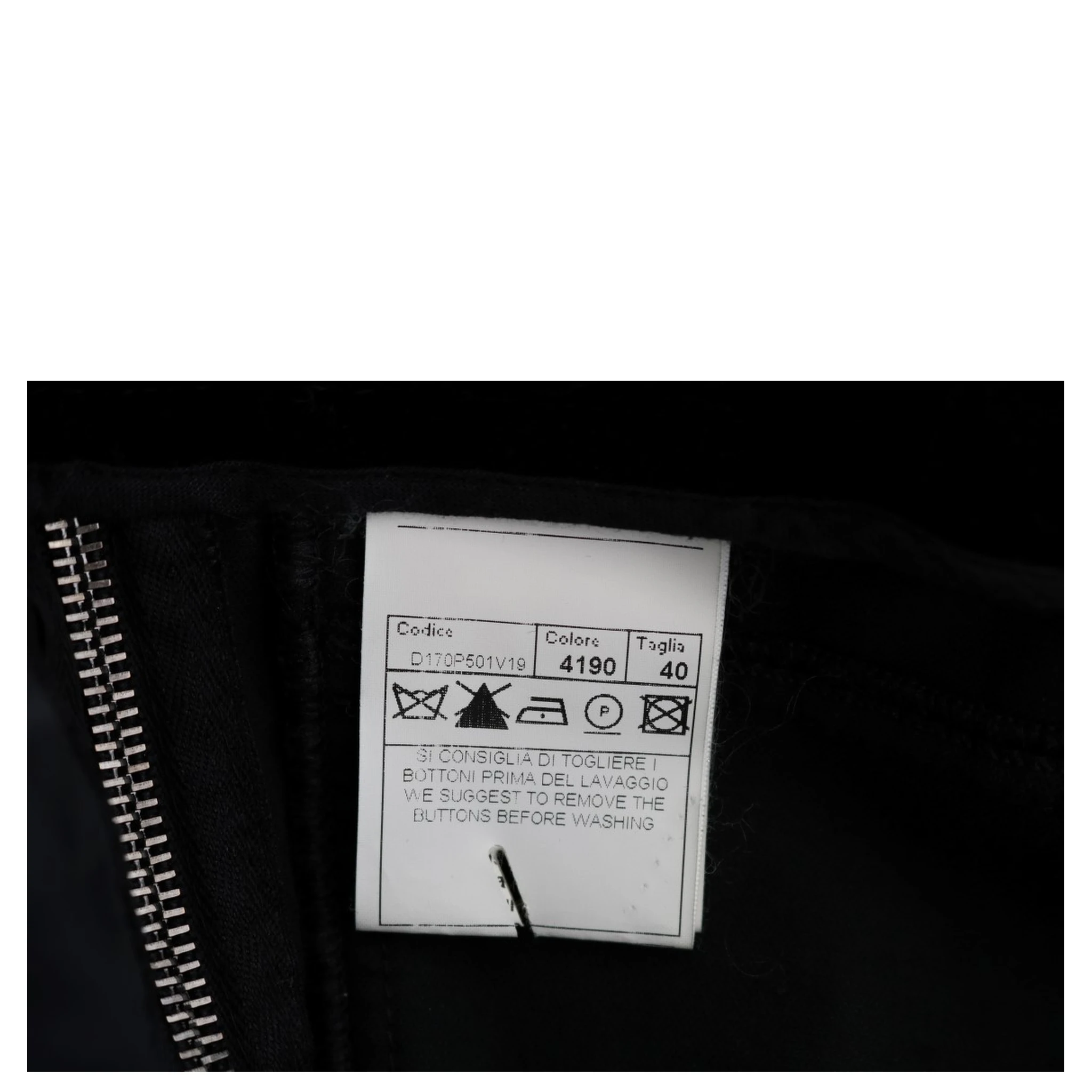 Black Viscose Blend Velvet Cropped Pants