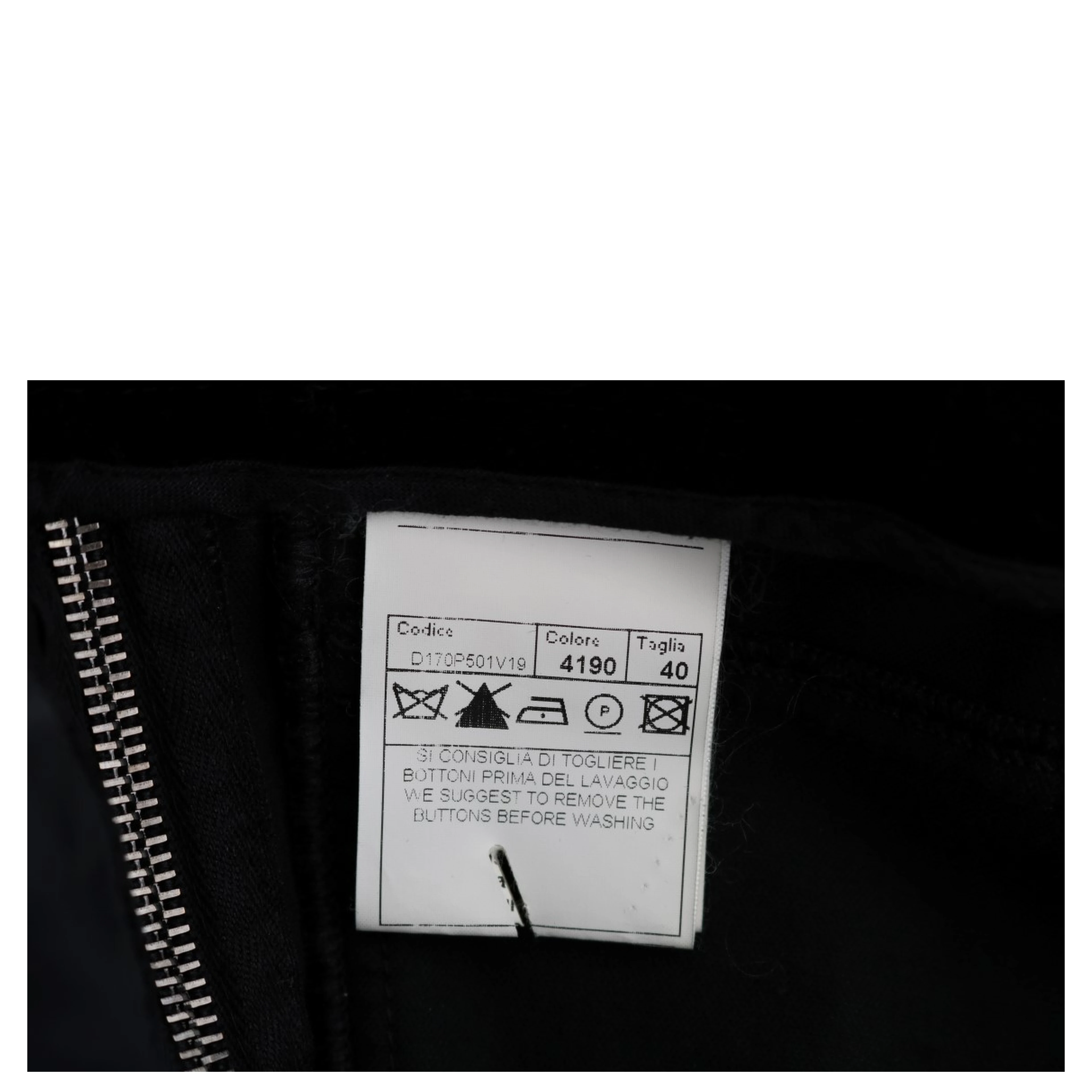 Black Viscose Blend Velvet Cropped Pants