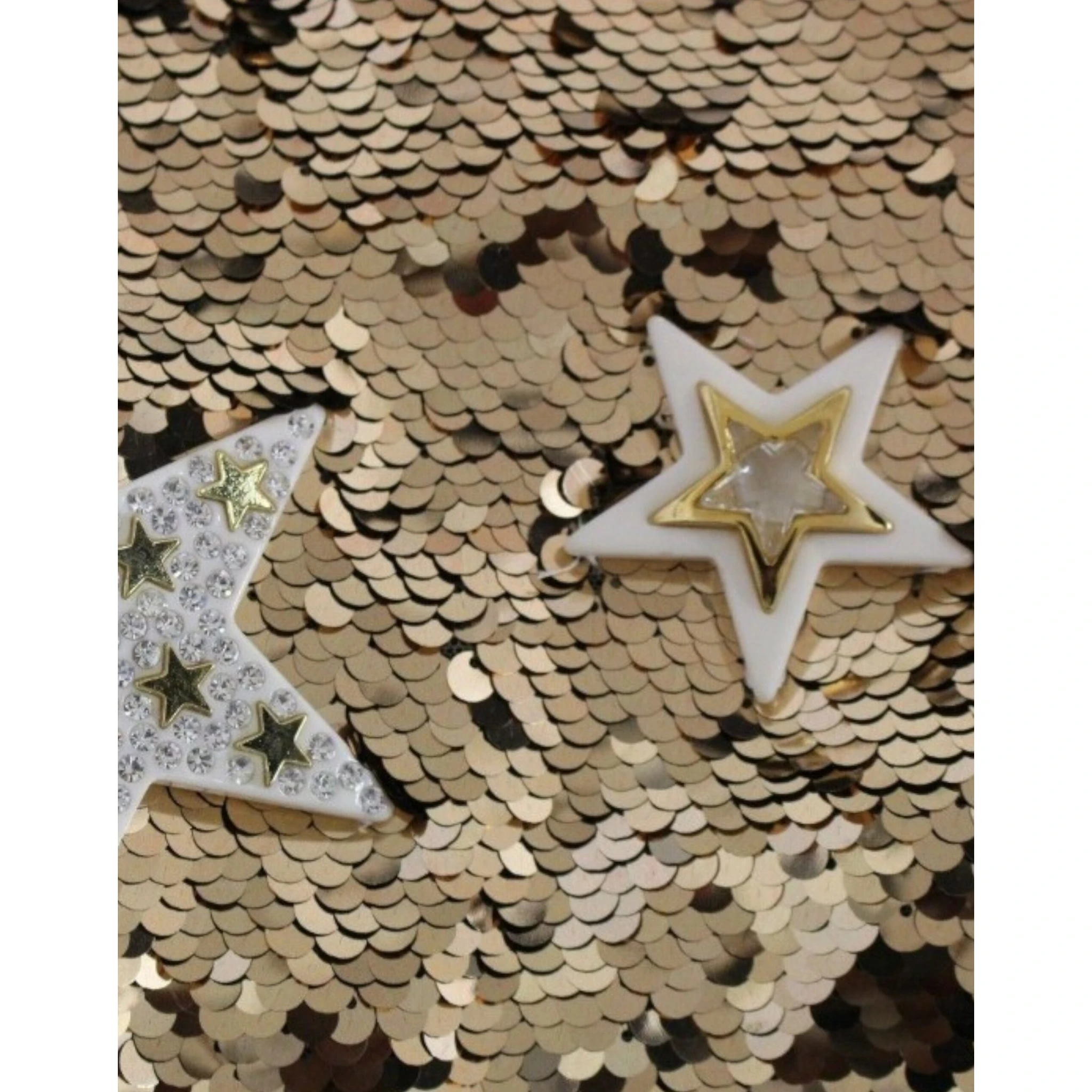 Masterpiece gold sequined crystal swarovski dress