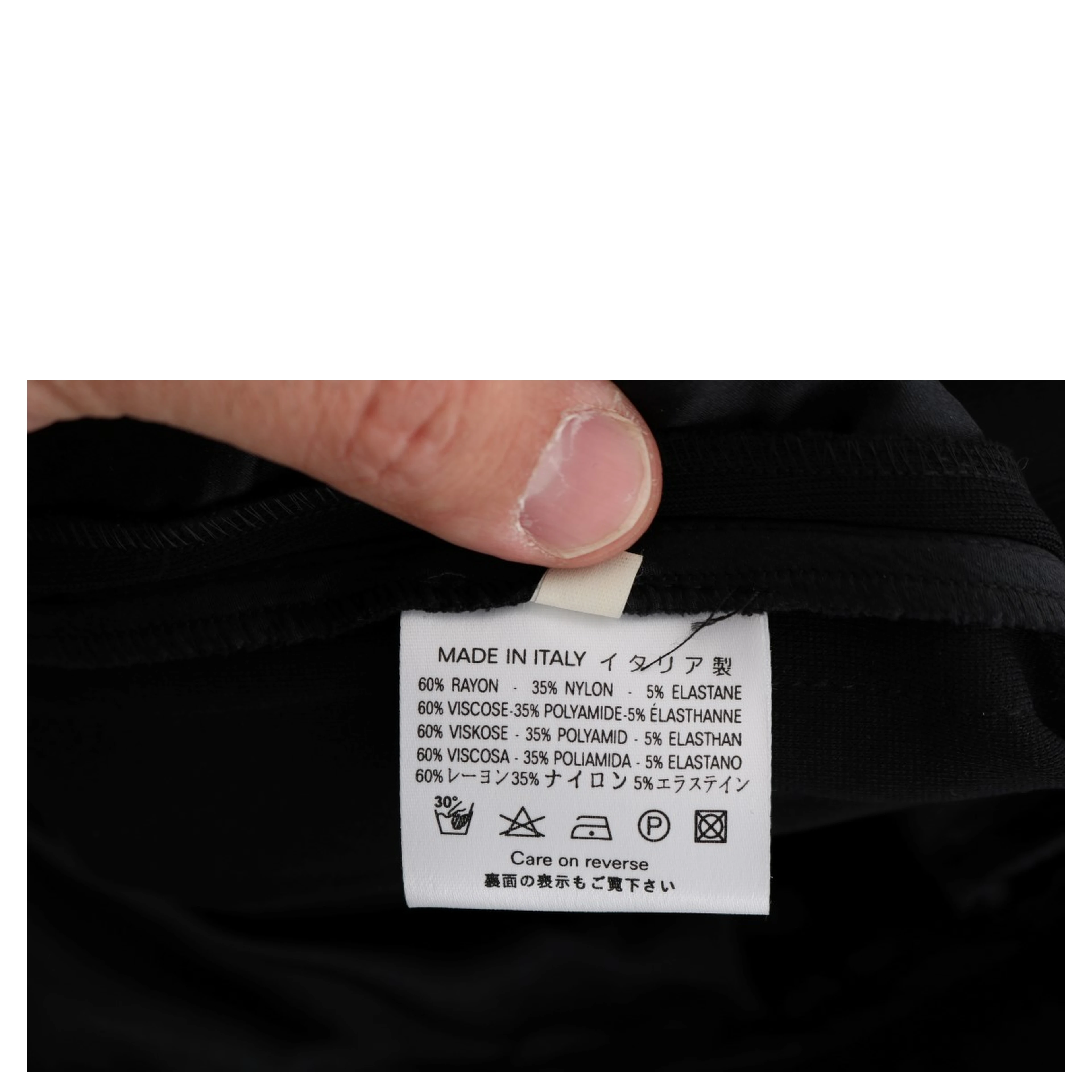 Black Viscose Flare Bootcut Pants