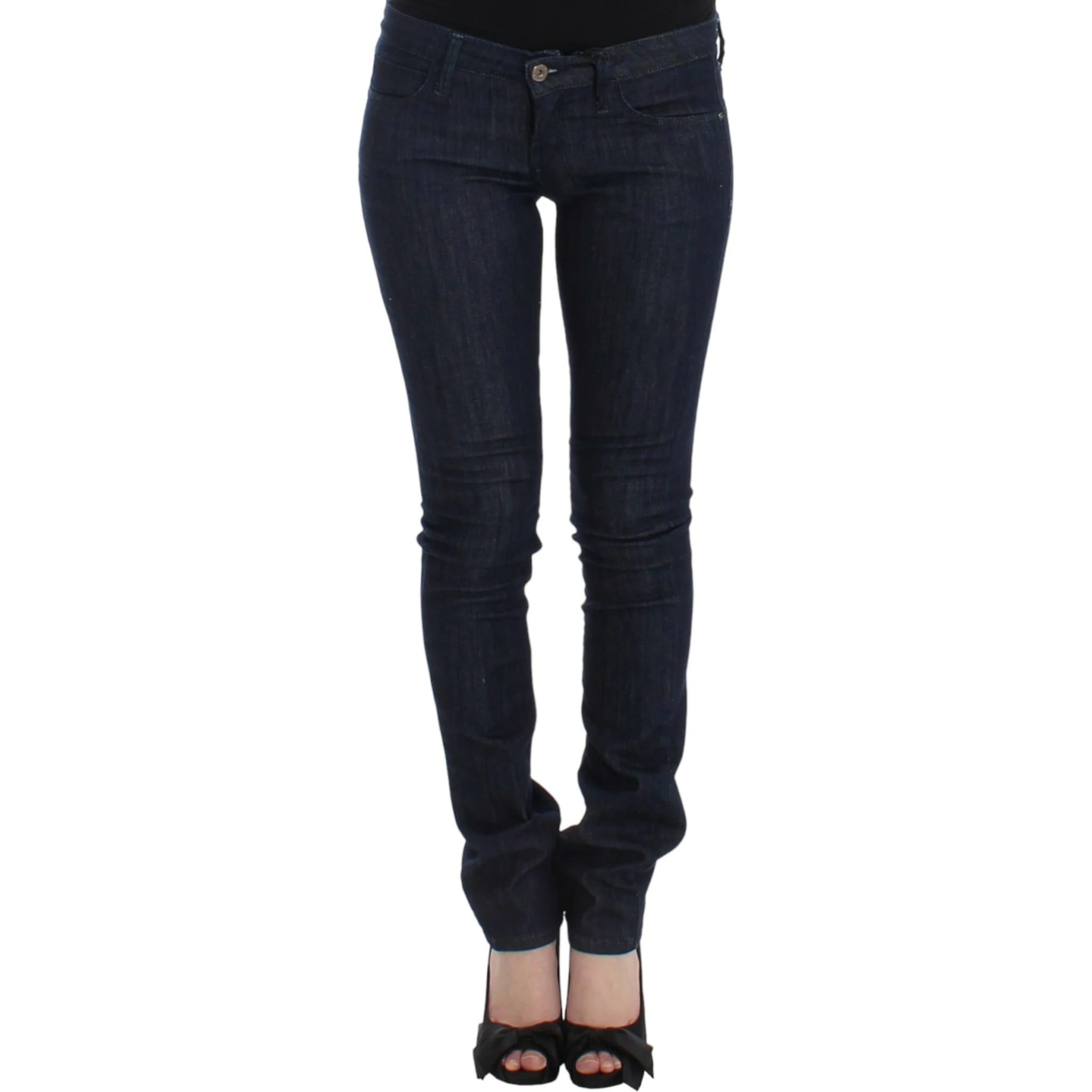 Blue skinny leg jeans