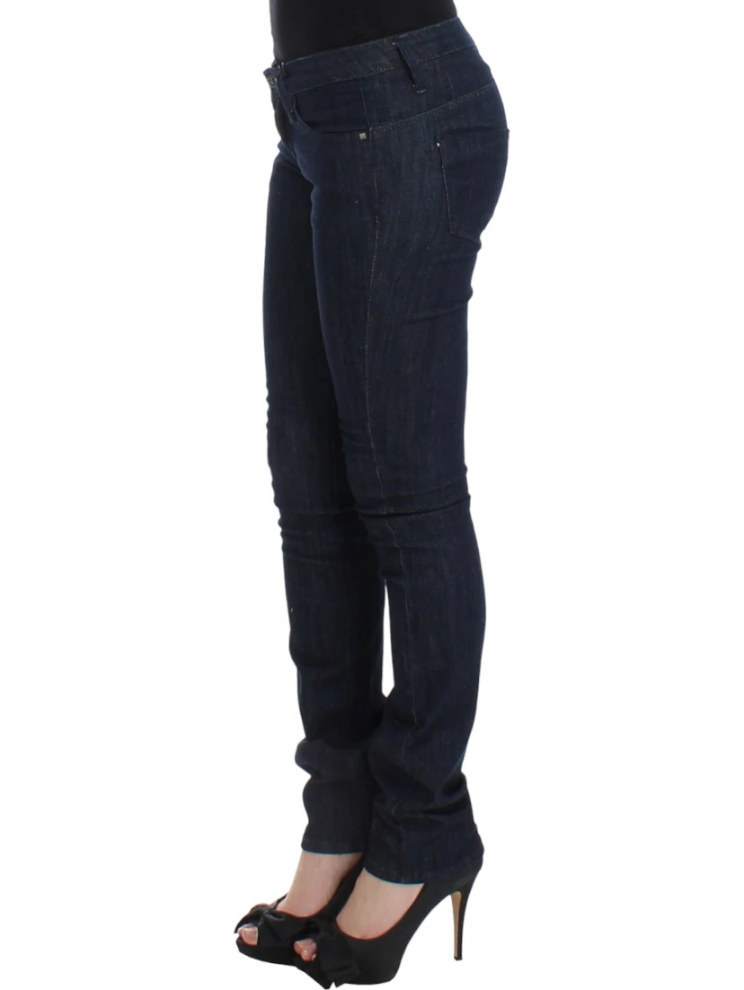 Blue skinny leg jeans