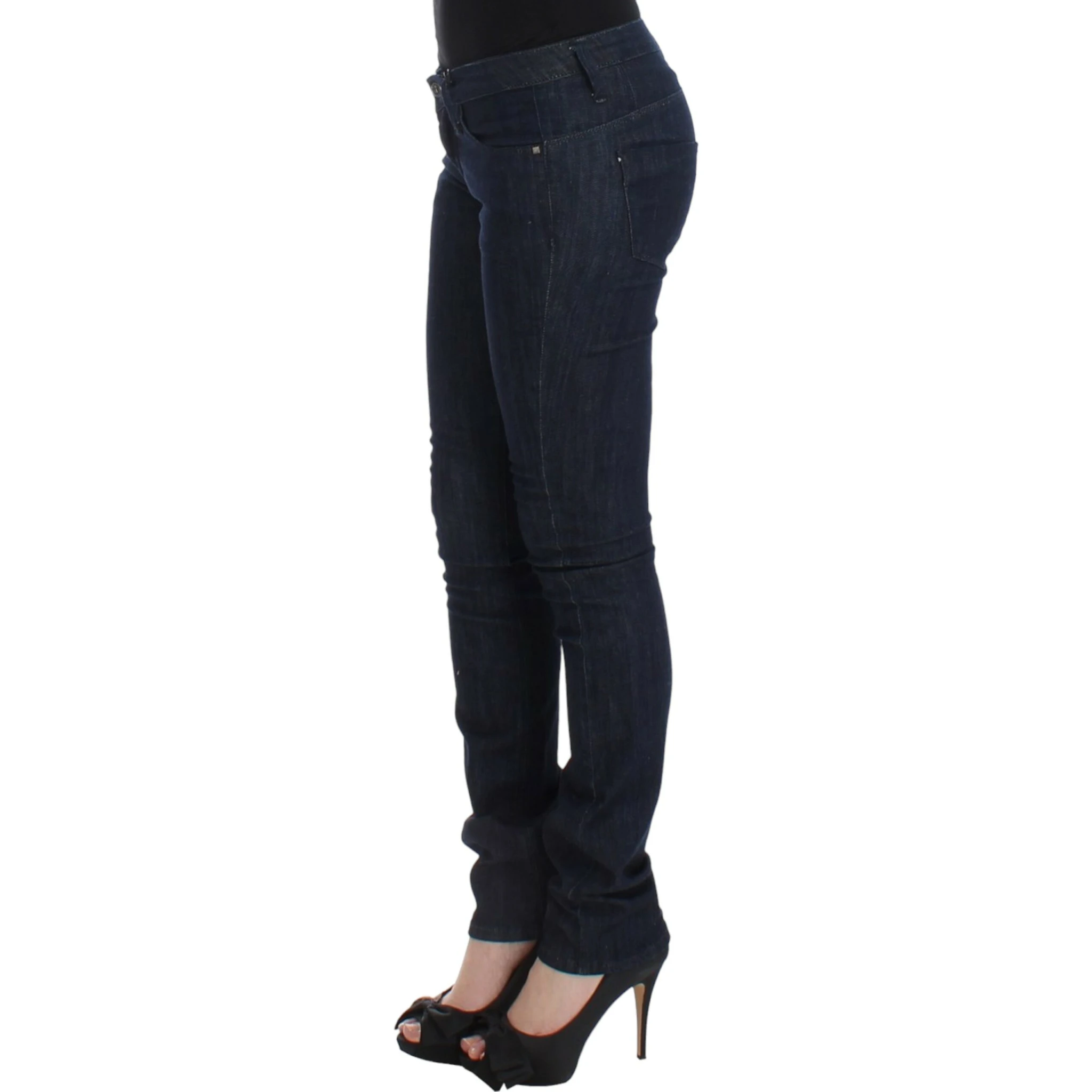 Blue skinny leg jeans