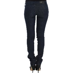 Blue skinny leg jeans
