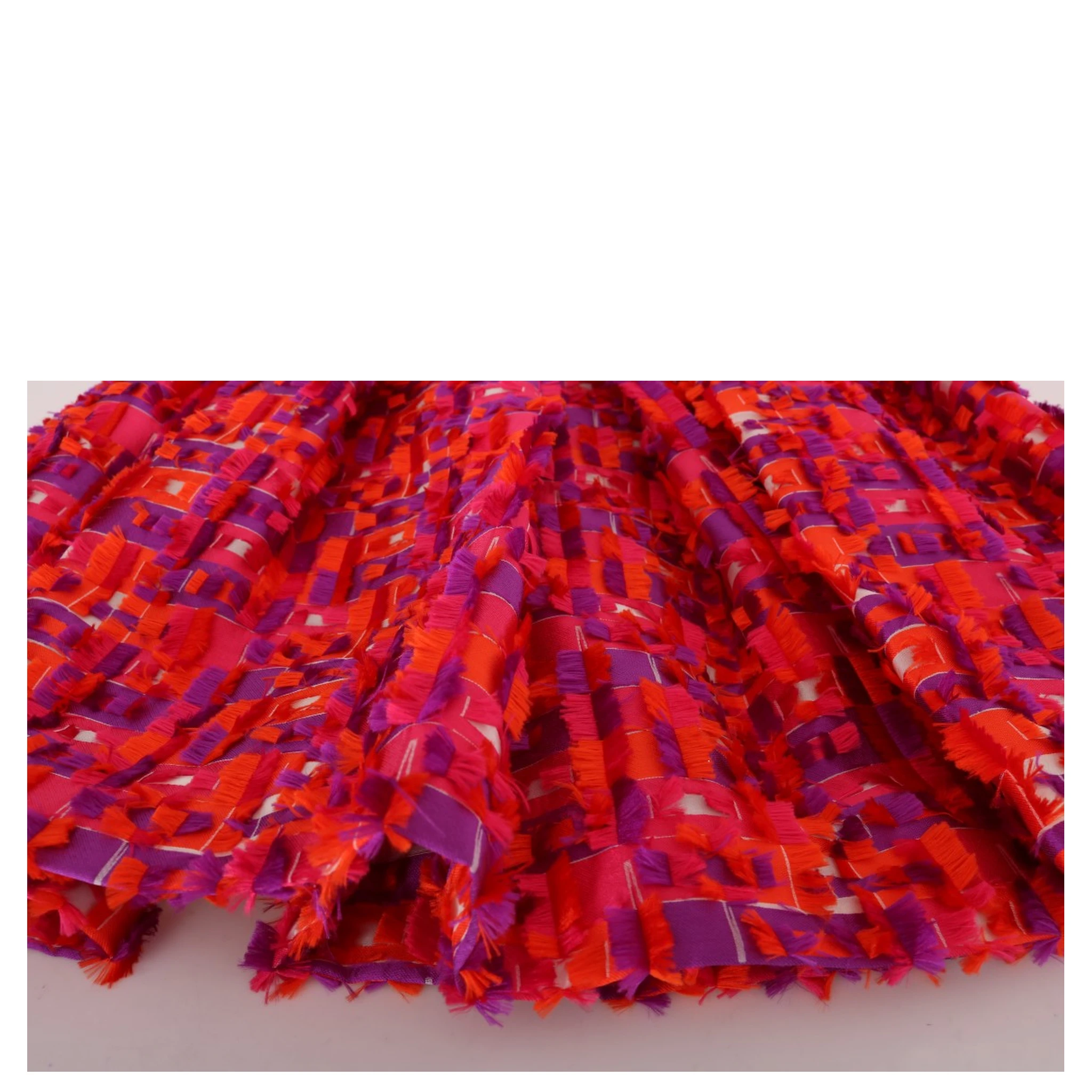 Pink Patterned A-line Above Knees Dress