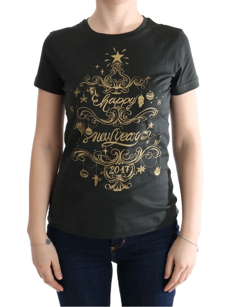 Green Cotton 2017 Motive T-Shirt