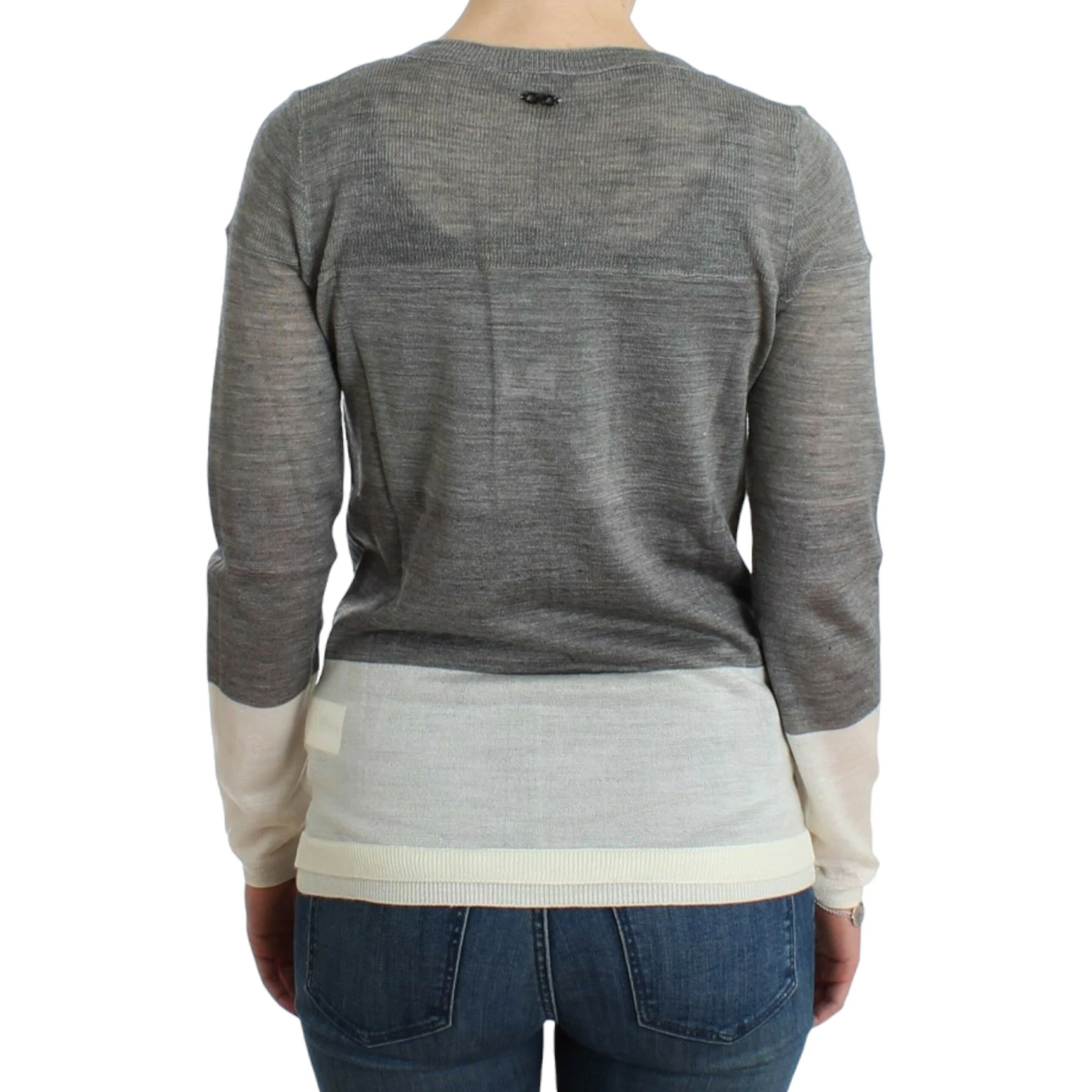 Gray lightweight cardigan