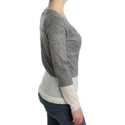 Gray lightweight cardigan