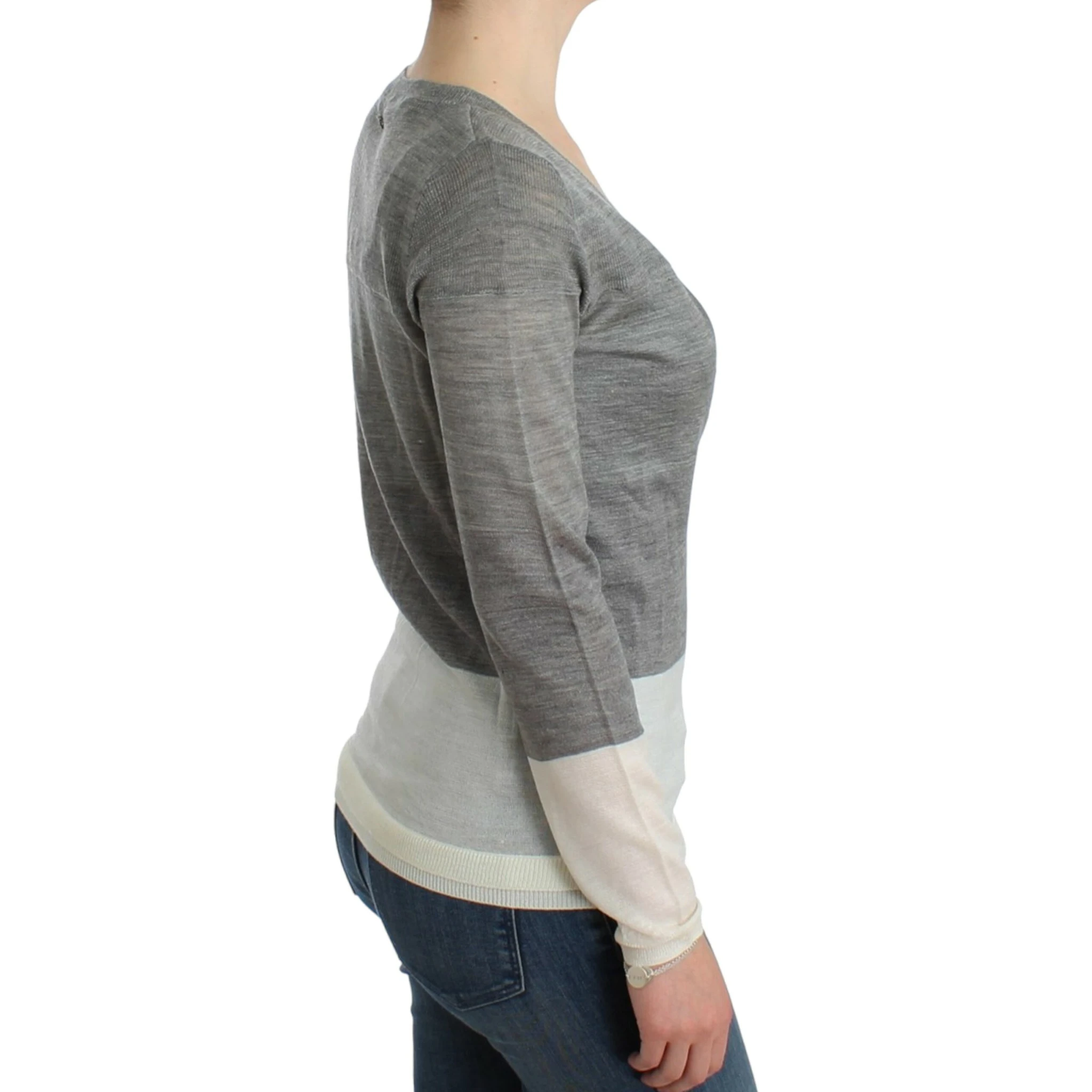 Gray lightweight cardigan