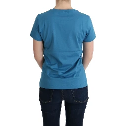 Blue Cotton 2017 Motive T-Shirt
