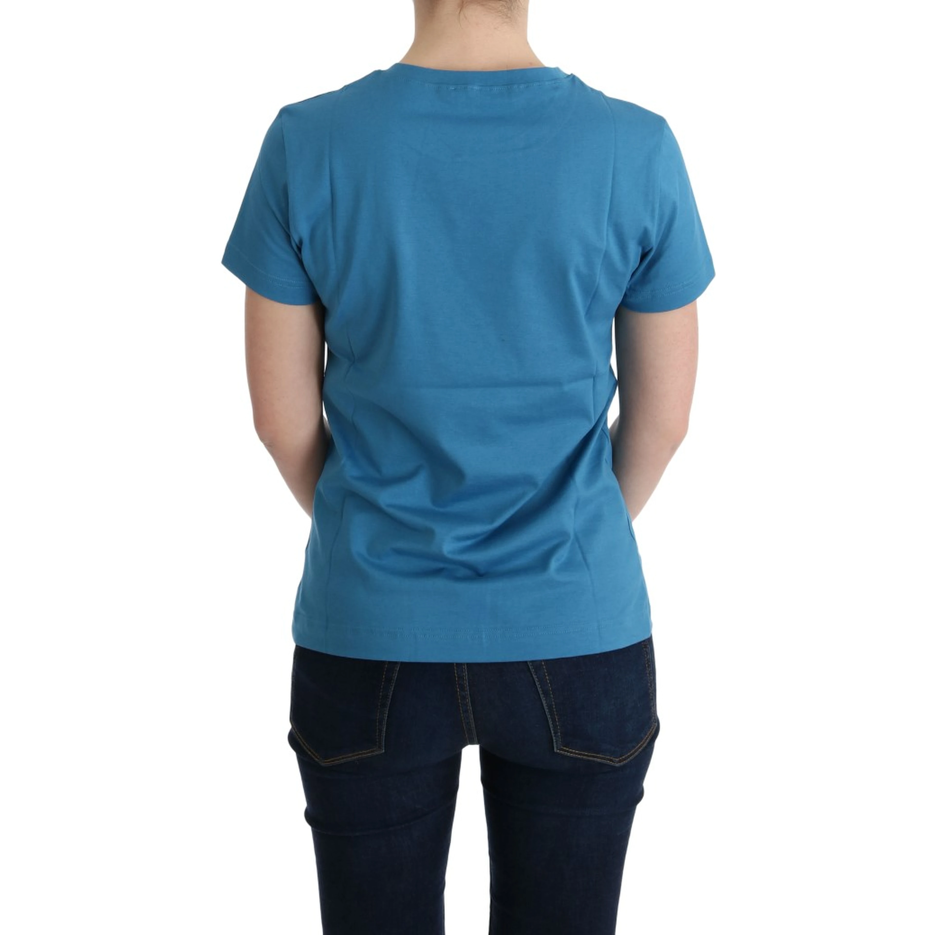 Blue Cotton 2017 Motive T-Shirt