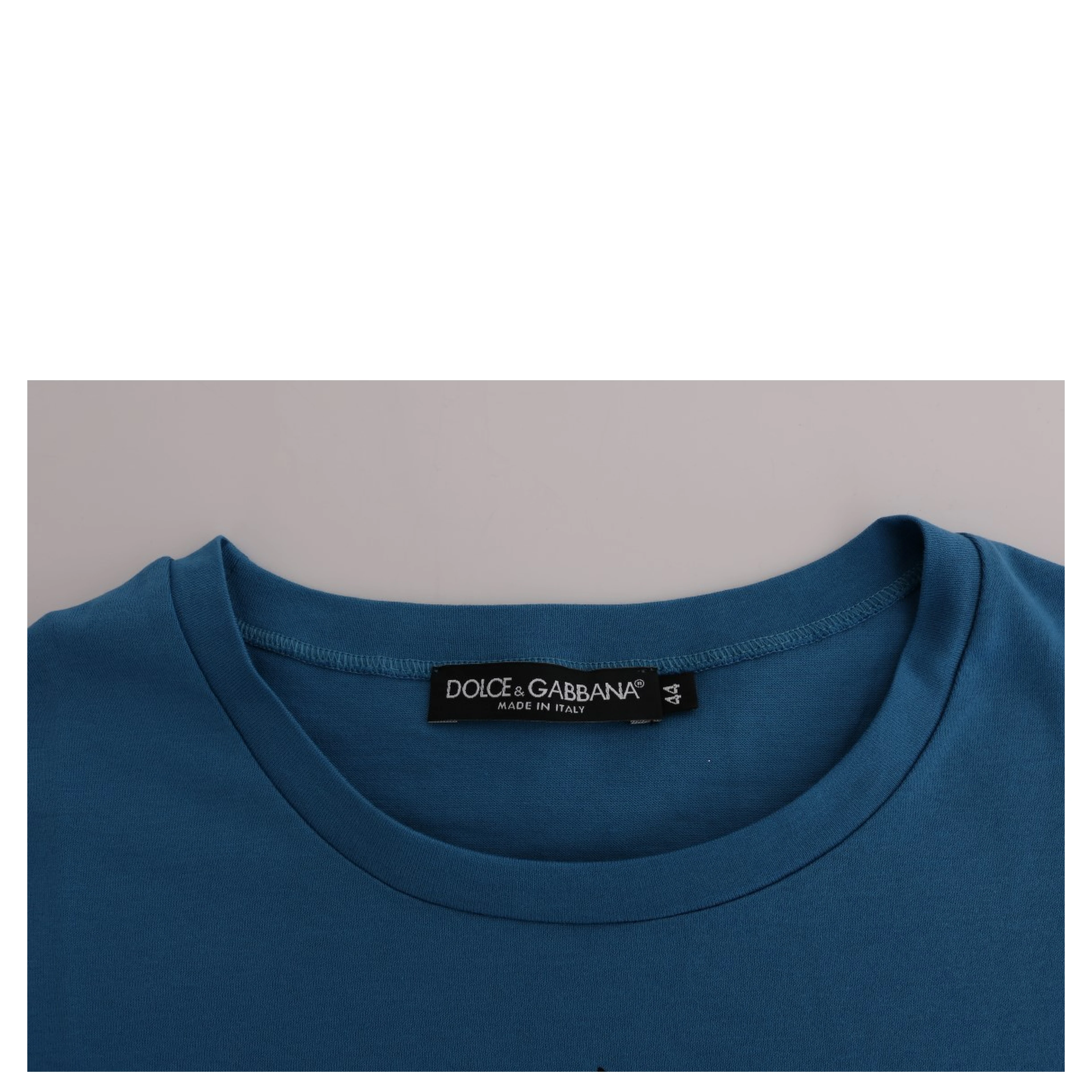 Blue Cotton 2017 Motive T-Shirt