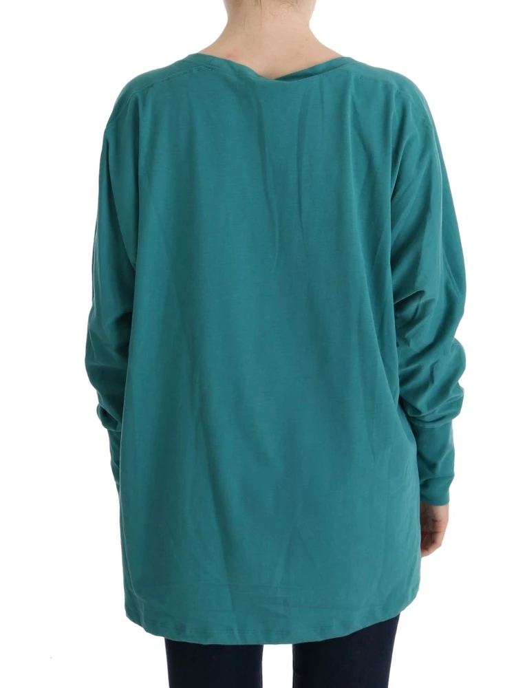 Green Cotton Oversized Sweater alternative