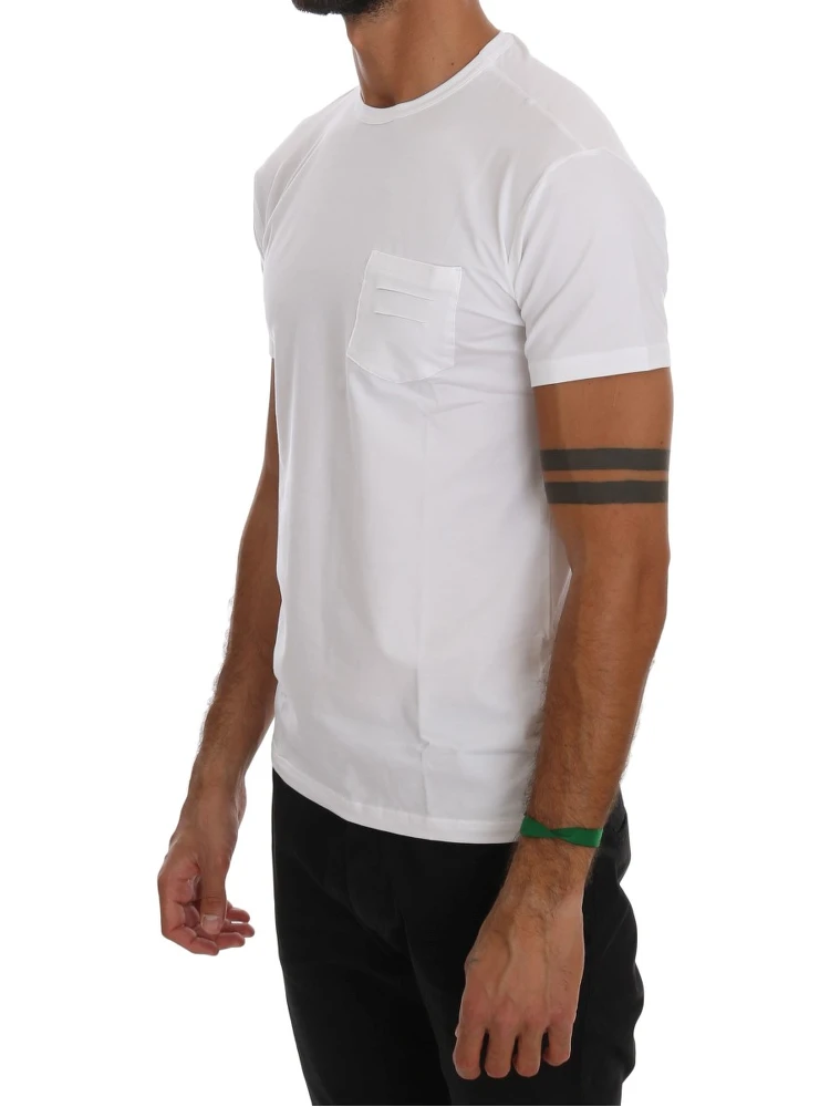 White Cotton Crewneck T-Shirt alternative