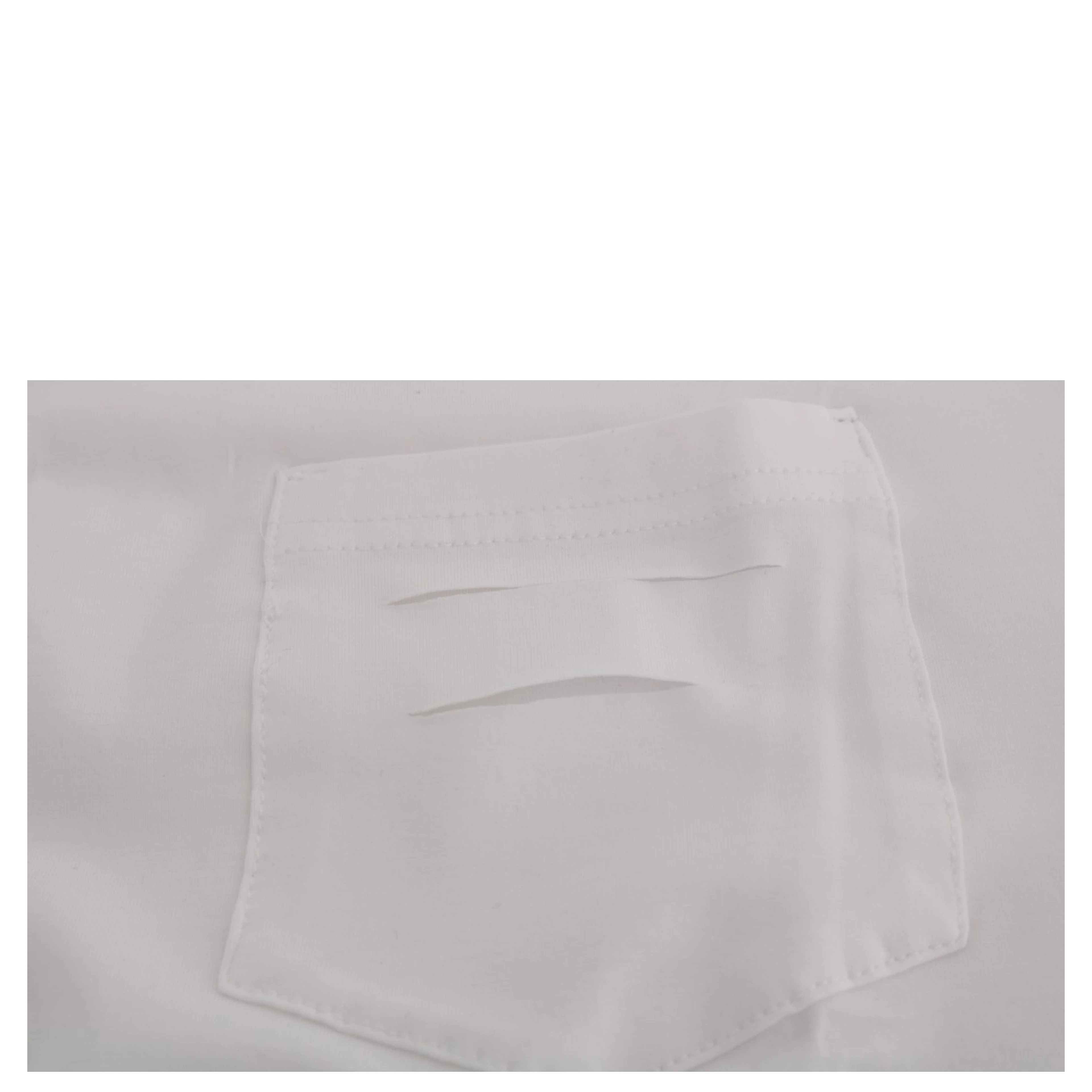 White Cotton Crewneck T-Shirt