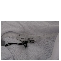 White Pullover Hodded Cotton Sweater