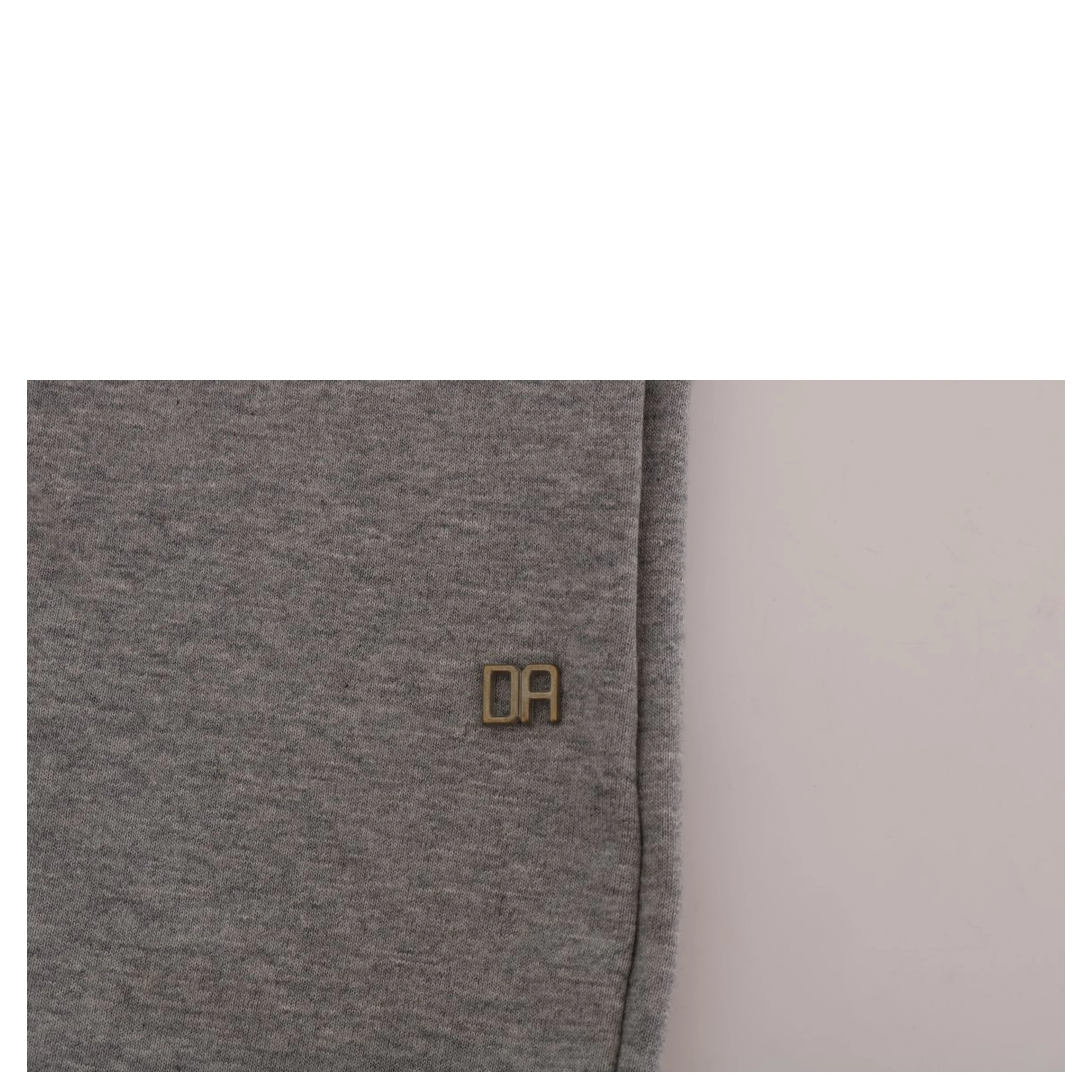 Gray Pullover Hodded Cotton Sweater