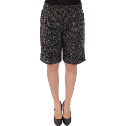 Gray wool shorts pants