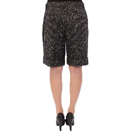 Gray wool shorts pants