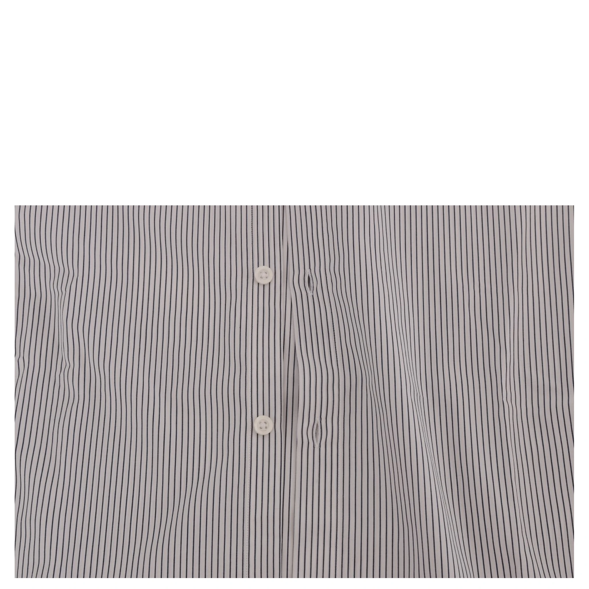 White Blue Striped Casual Cotton Regular Fit Shirt