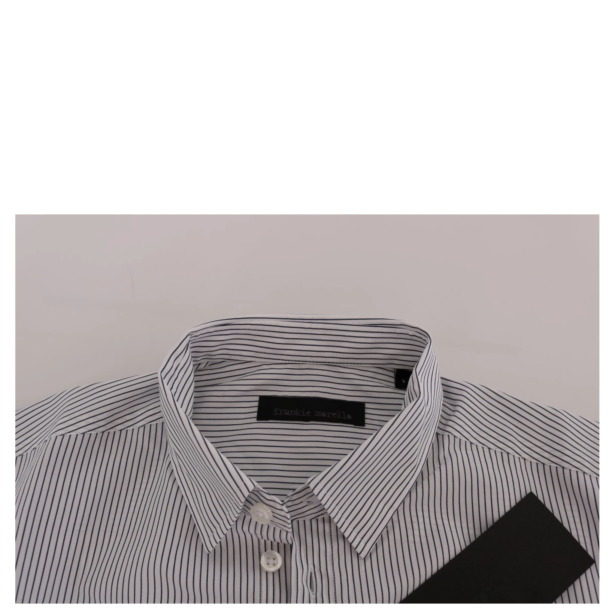 White Blue Striped Casual Cotton Regular Fit Shirt