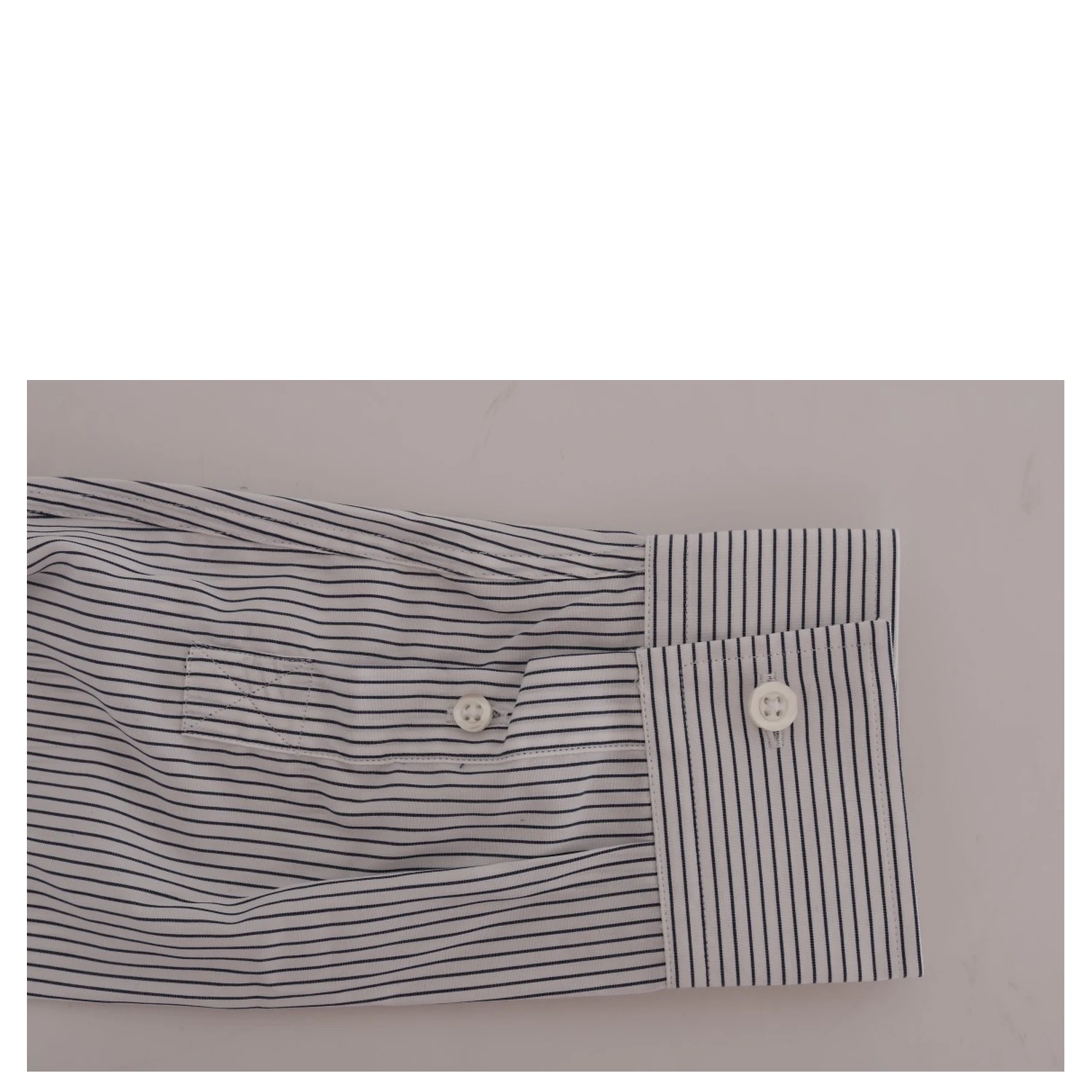 White Blue Striped Casual Cotton Regular Fit Shirt
