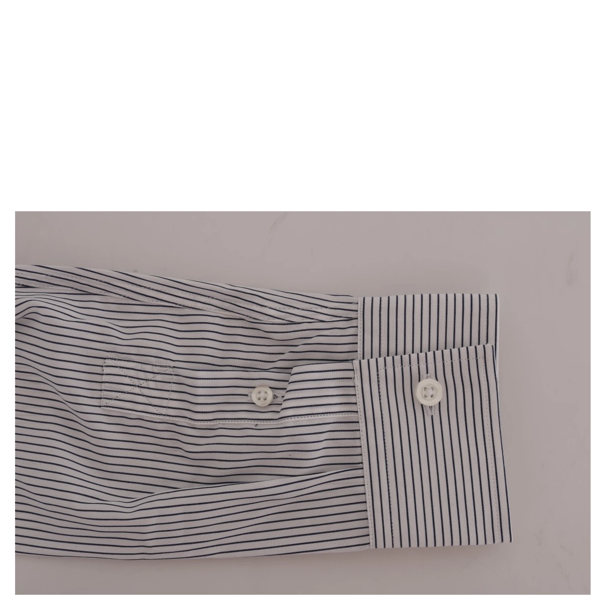 White Blue Striped Casual Cotton Regular Fit Shirt