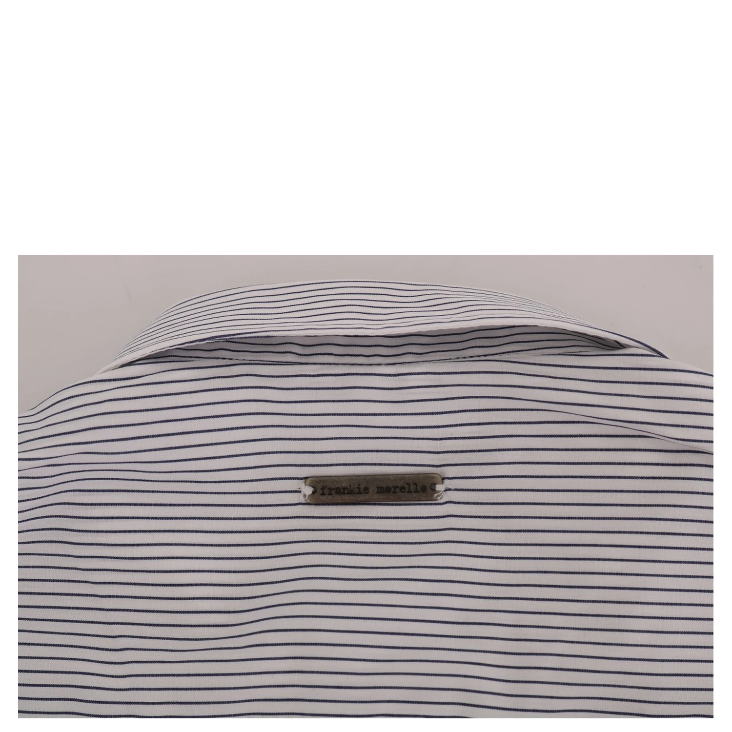 White Blue Striped Casual Cotton Regular Fit Shirt