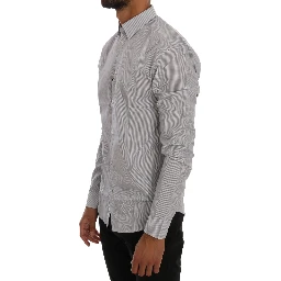 White Blue Check Casual Cotton Regular Fit Shirt