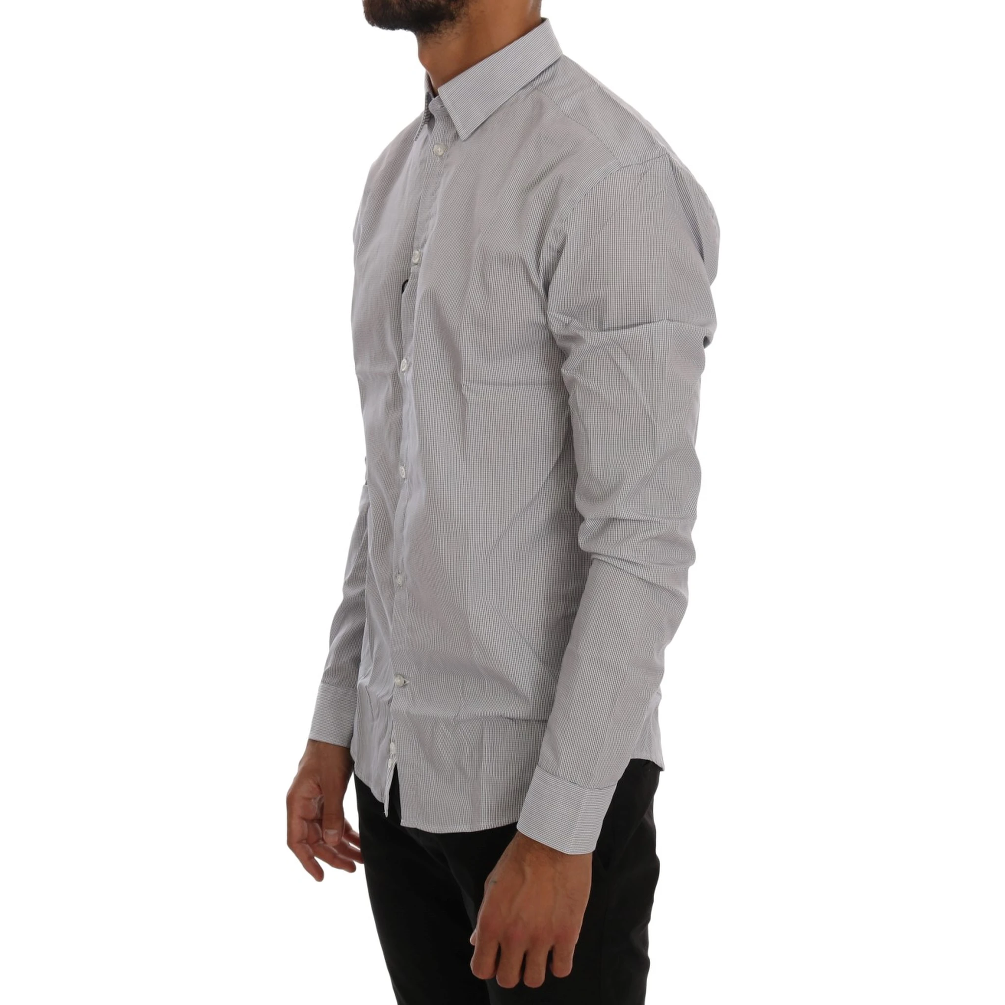 White Blue Check Casual Cotton Regular Fit Shirt
