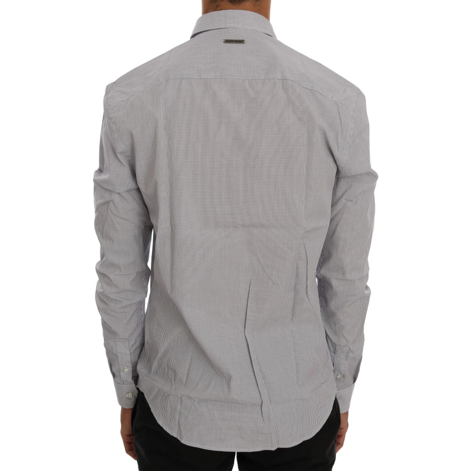 White Blue Check Casual Cotton Regular Fit Shirt