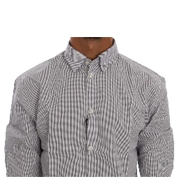 White Blue Check Casual Cotton Regular Fit Shirt