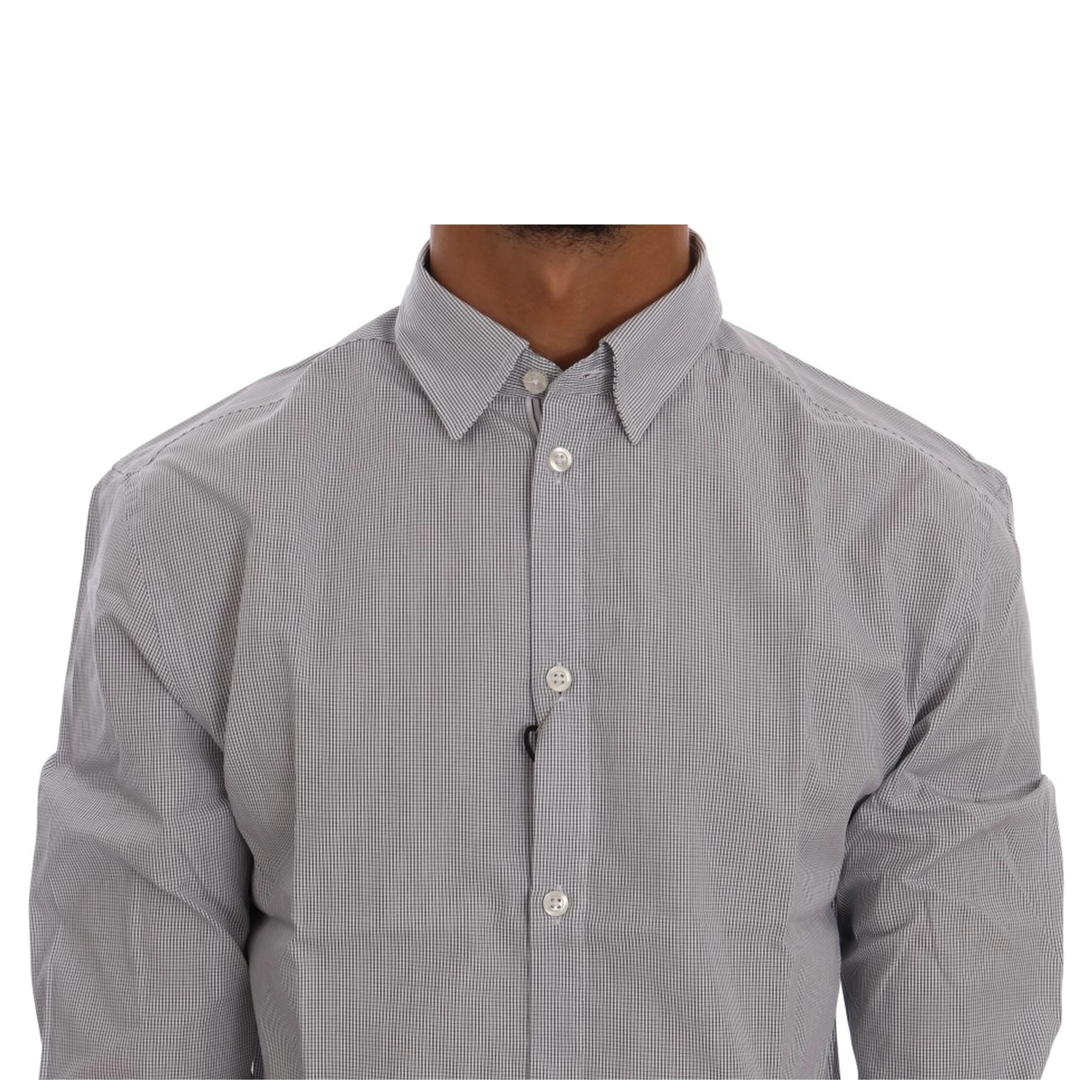 White Blue Check Casual Cotton Regular Fit Shirt