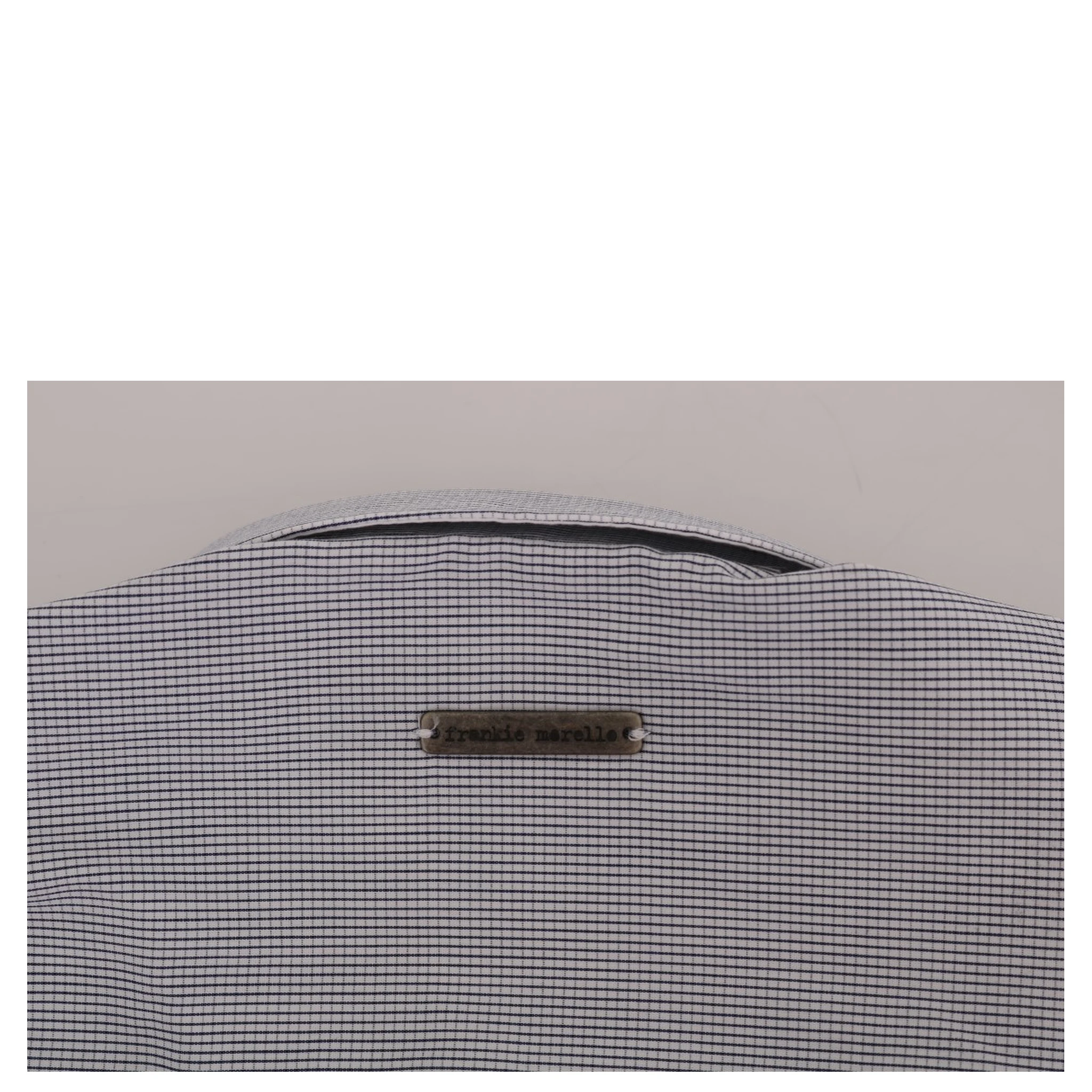 White Blue Check Casual Cotton Regular Fit Shirt