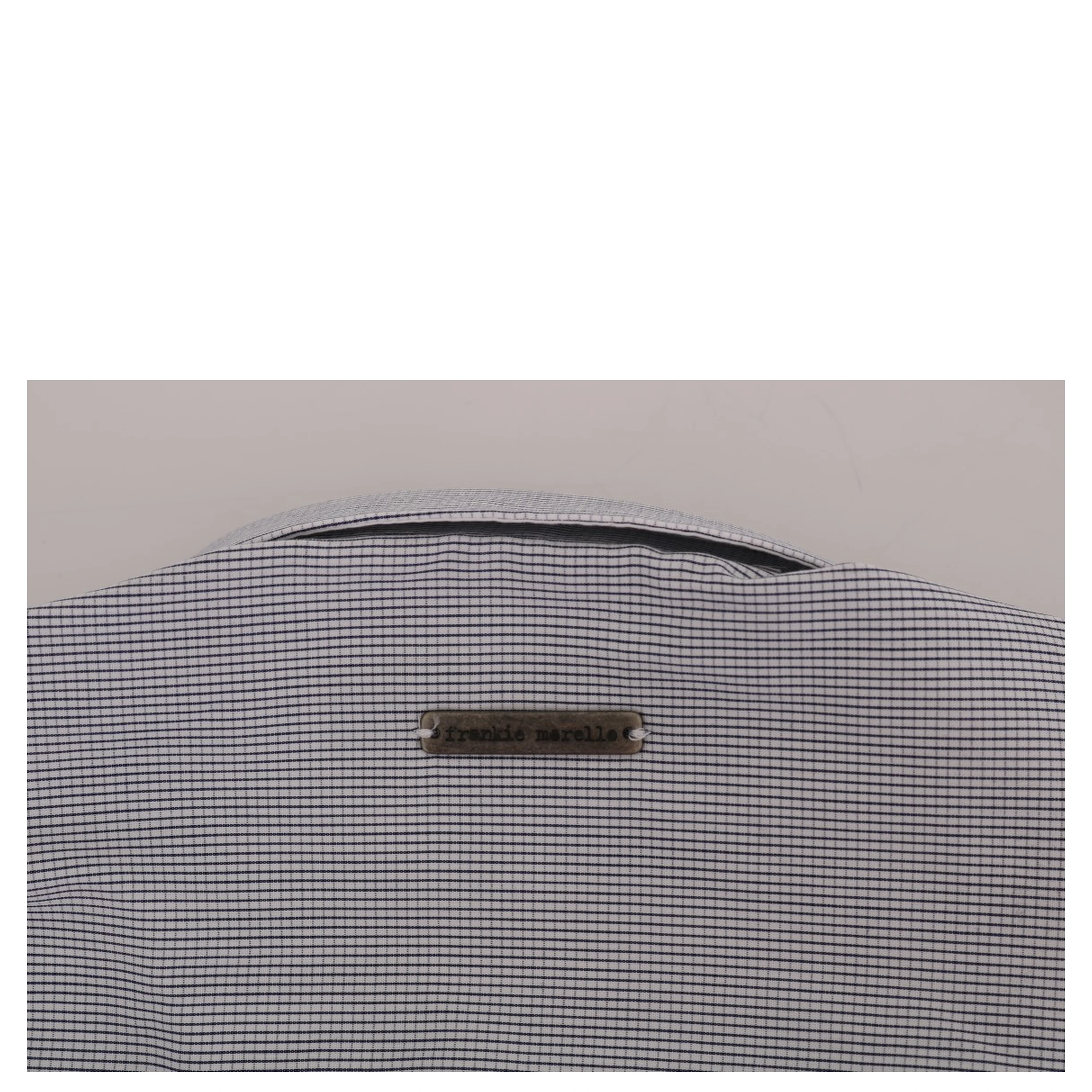 White Blue Check Casual Cotton Regular Fit Shirt