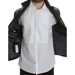 Brown Lambskin Leather Zipper Jacket