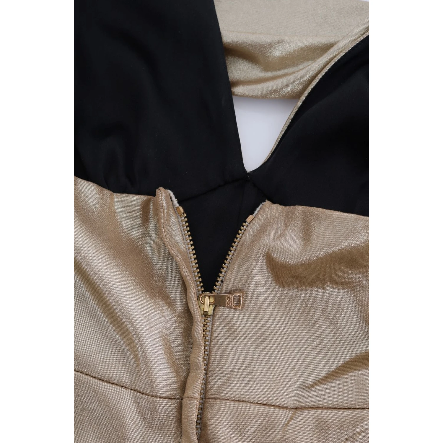Gold Silk Stretch Romper Body