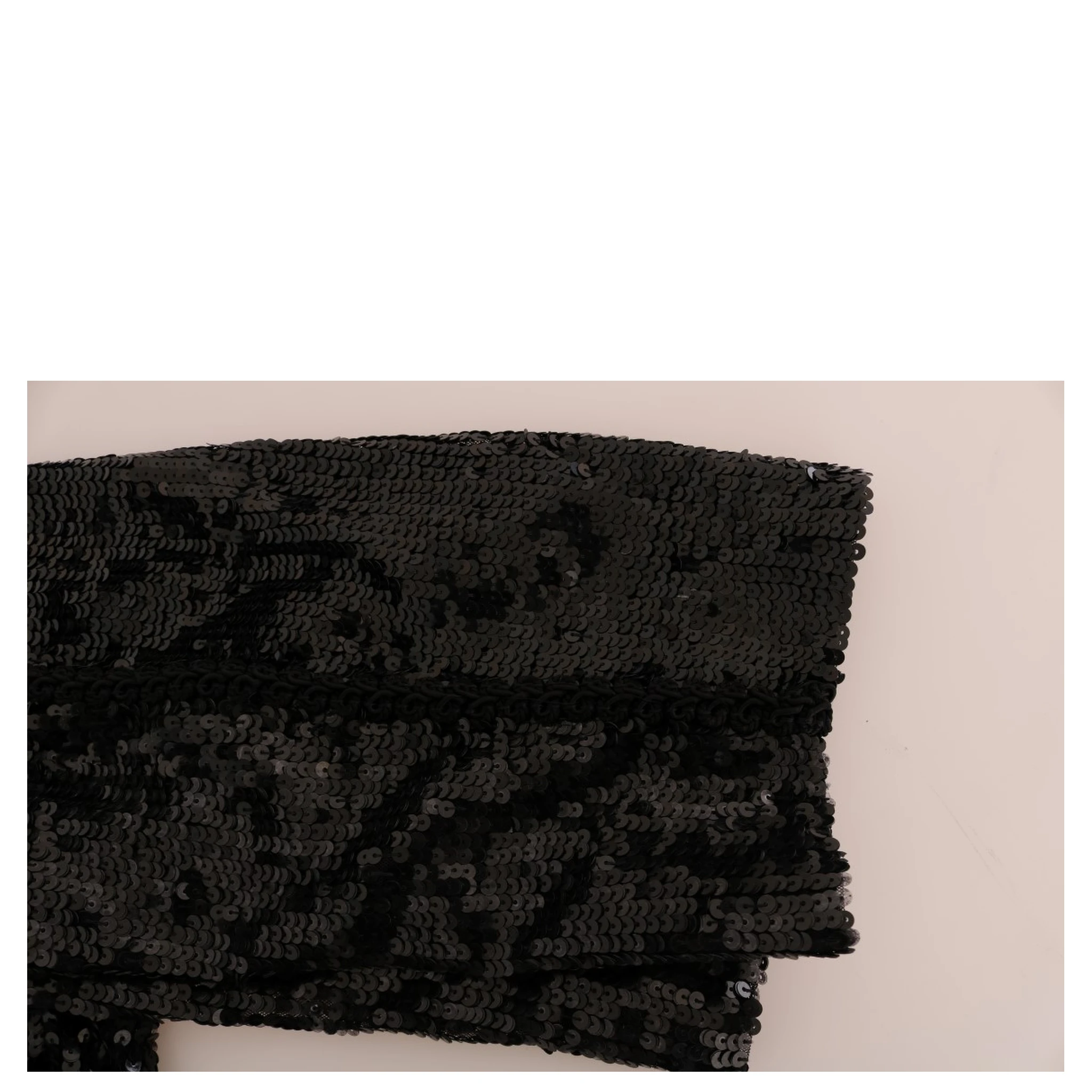 Black Sequined Fashion Shorts