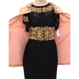 Pink Silk Brocade Crystal Jacket Coat