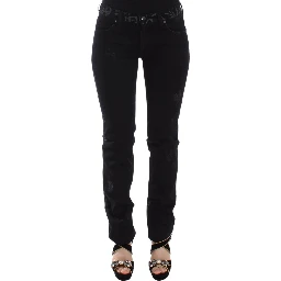 Black Slim Jeans Denim Pants Skinny Stretch