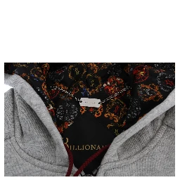 Gray Cotton Hooded Sweatsuit