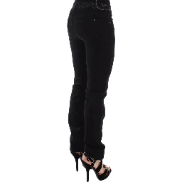 Black Slim Jeans Denim Pants Skinny Stretch
